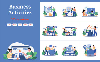 M581_Business Activities Illustration Pack