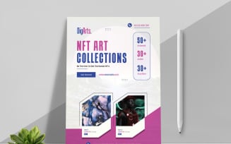 NFT Art Collection Flyer Template