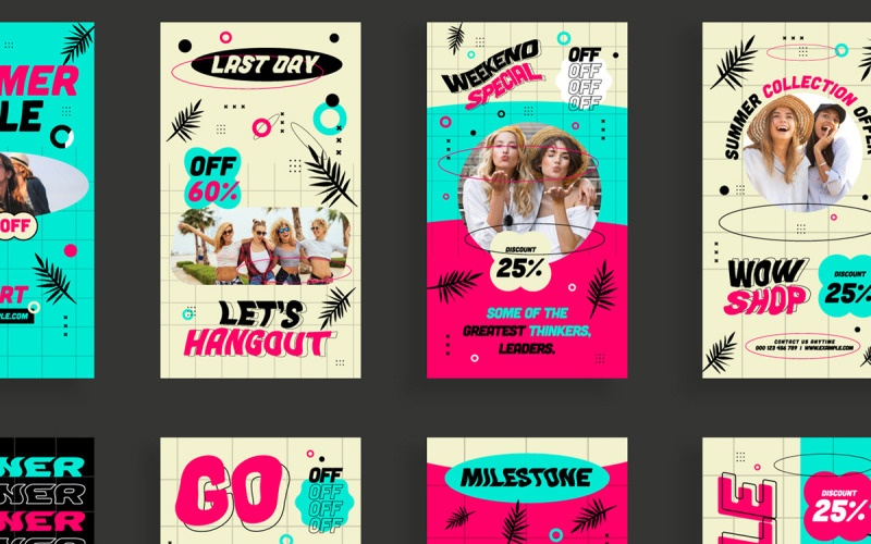 Summer Sale Instagram Story Corporate Identity