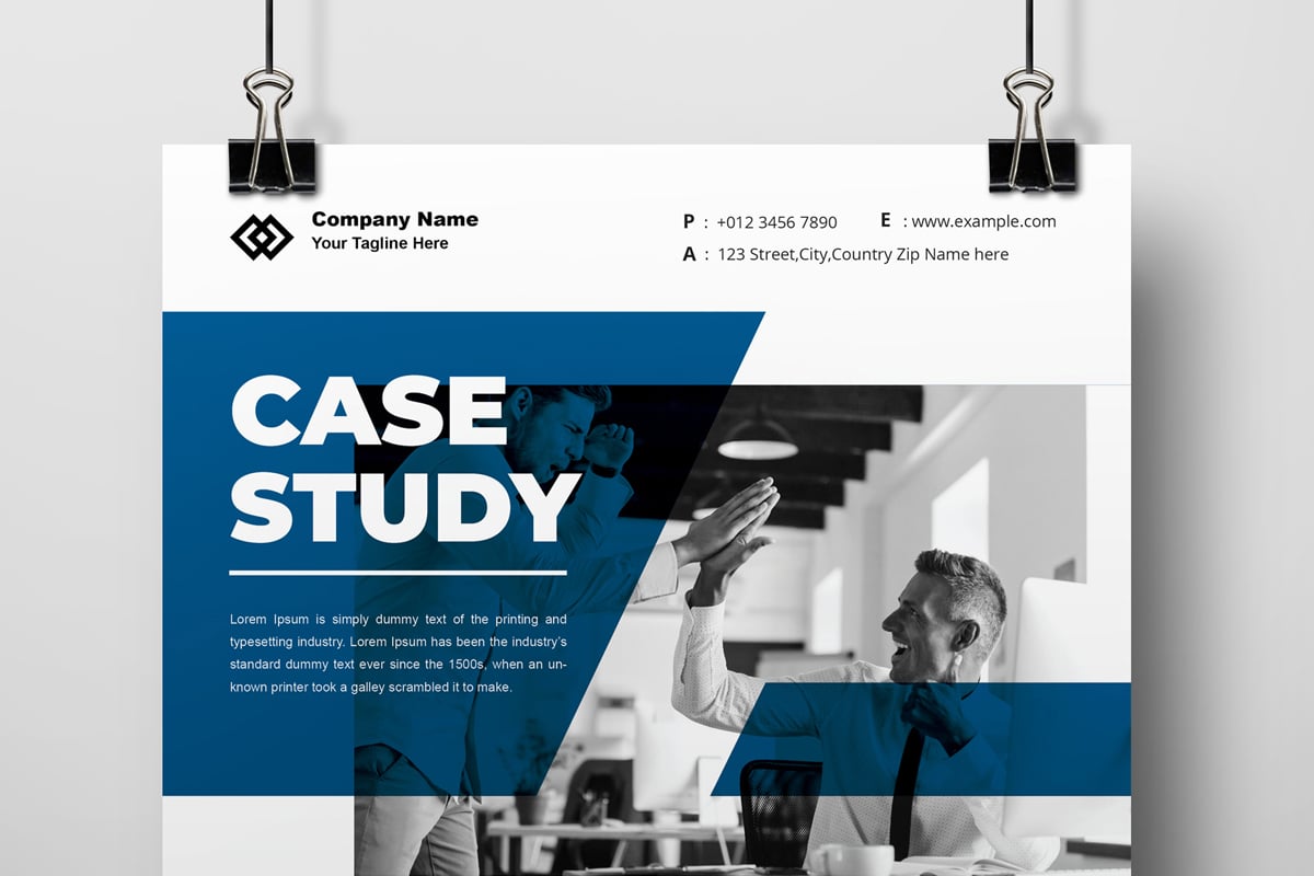 Template #378800 Case Study Webdesign Template - Logo template Preview