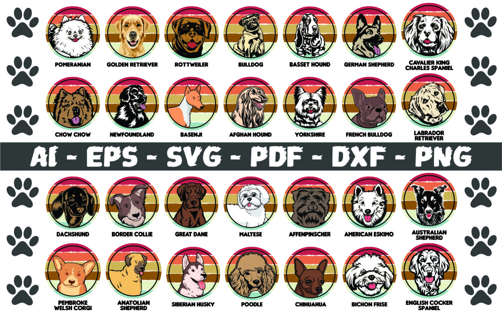Kit Graphique #378842 French Bulldog Divers Modles Web - Logo template Preview
