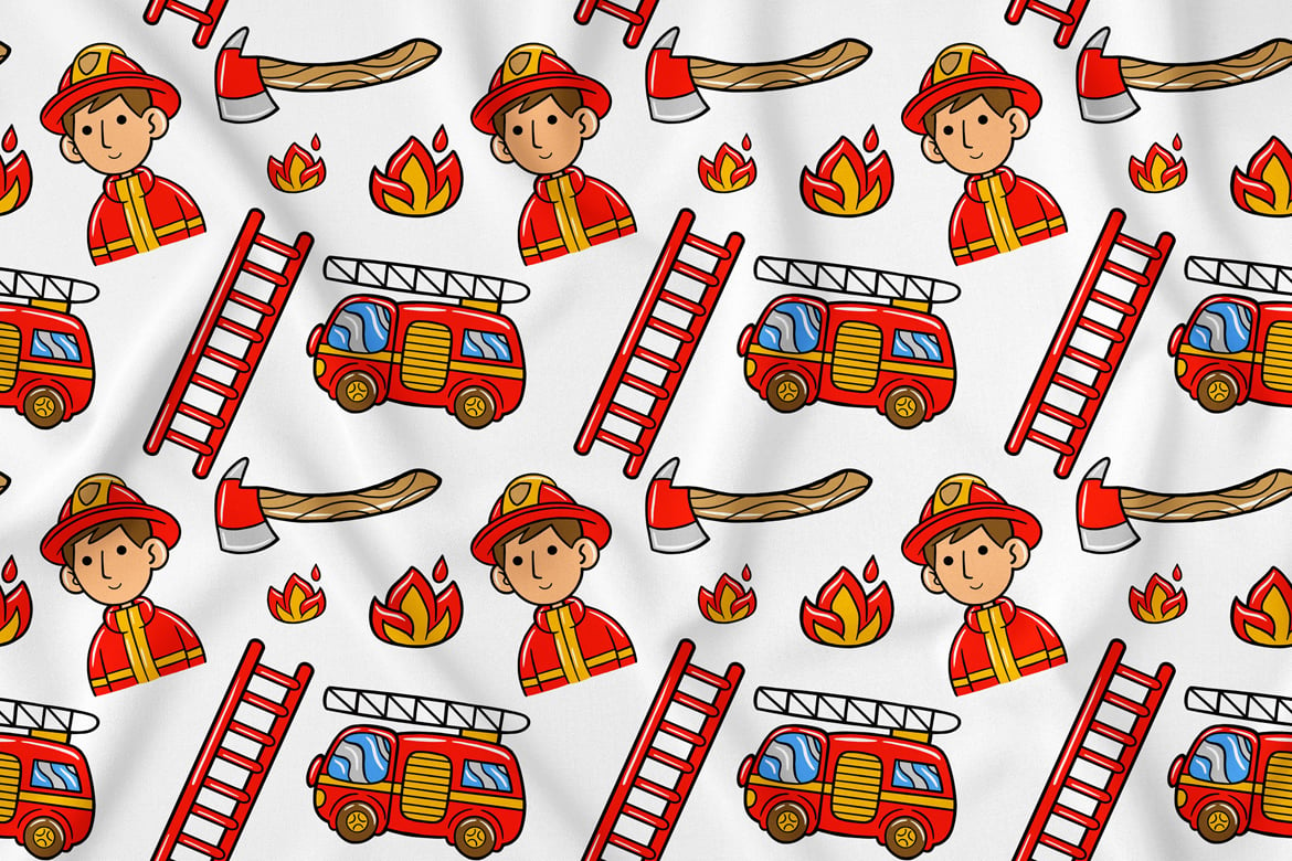 Kit Graphique #378899 Firefighter Fireman Divers Modles Web - Logo template Preview