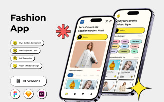 FashLuxe - Fashion Mobile App