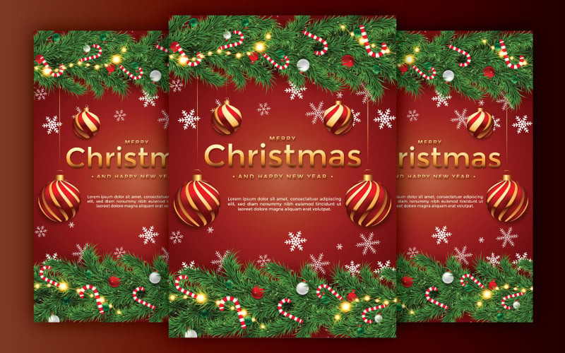 Yuletide Elegance: A Festive A4 Christmas Template to Illuminate Your Celebrations! Corporate Identity