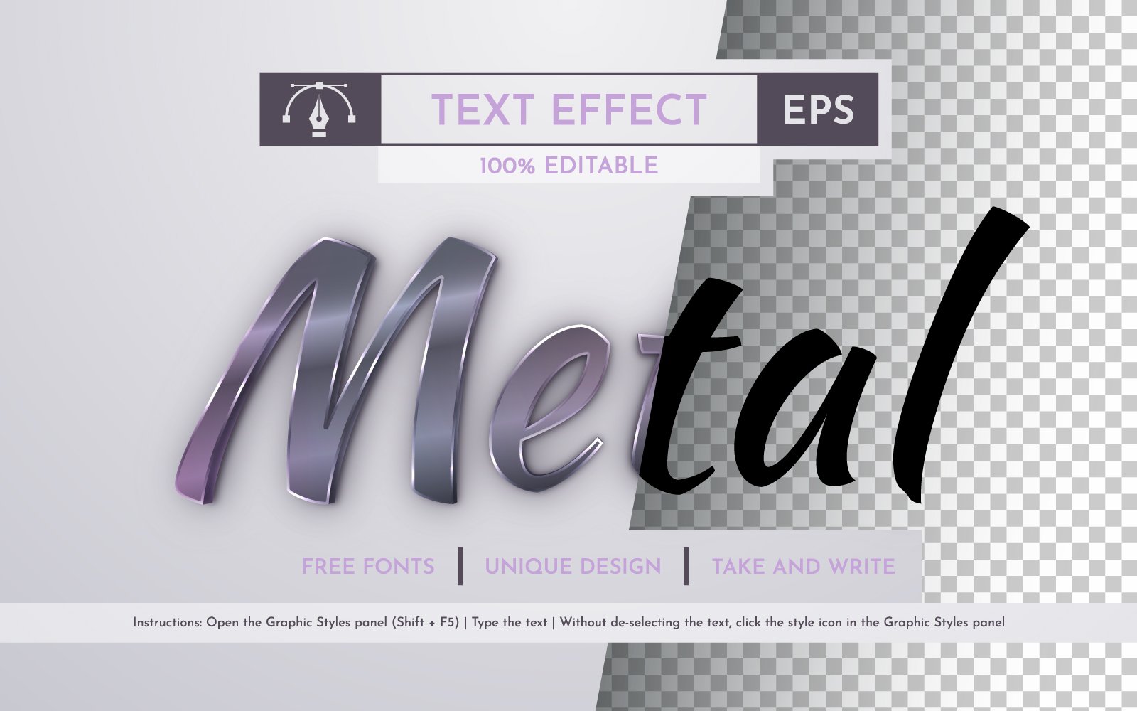 Template #378943 Effect Font Webdesign Template - Logo template Preview