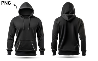Black tee hoodie hoody sweatshirt. no3