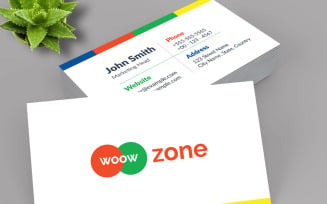 Clean Modern Business Card template Layout