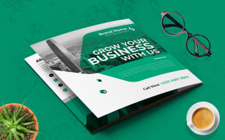 Corporate Squire Trifold Brochure Template