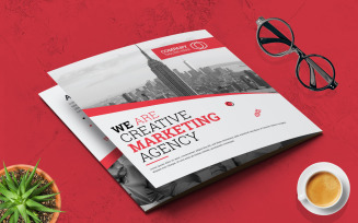 Marketing Agency Squire Trifold Brochure