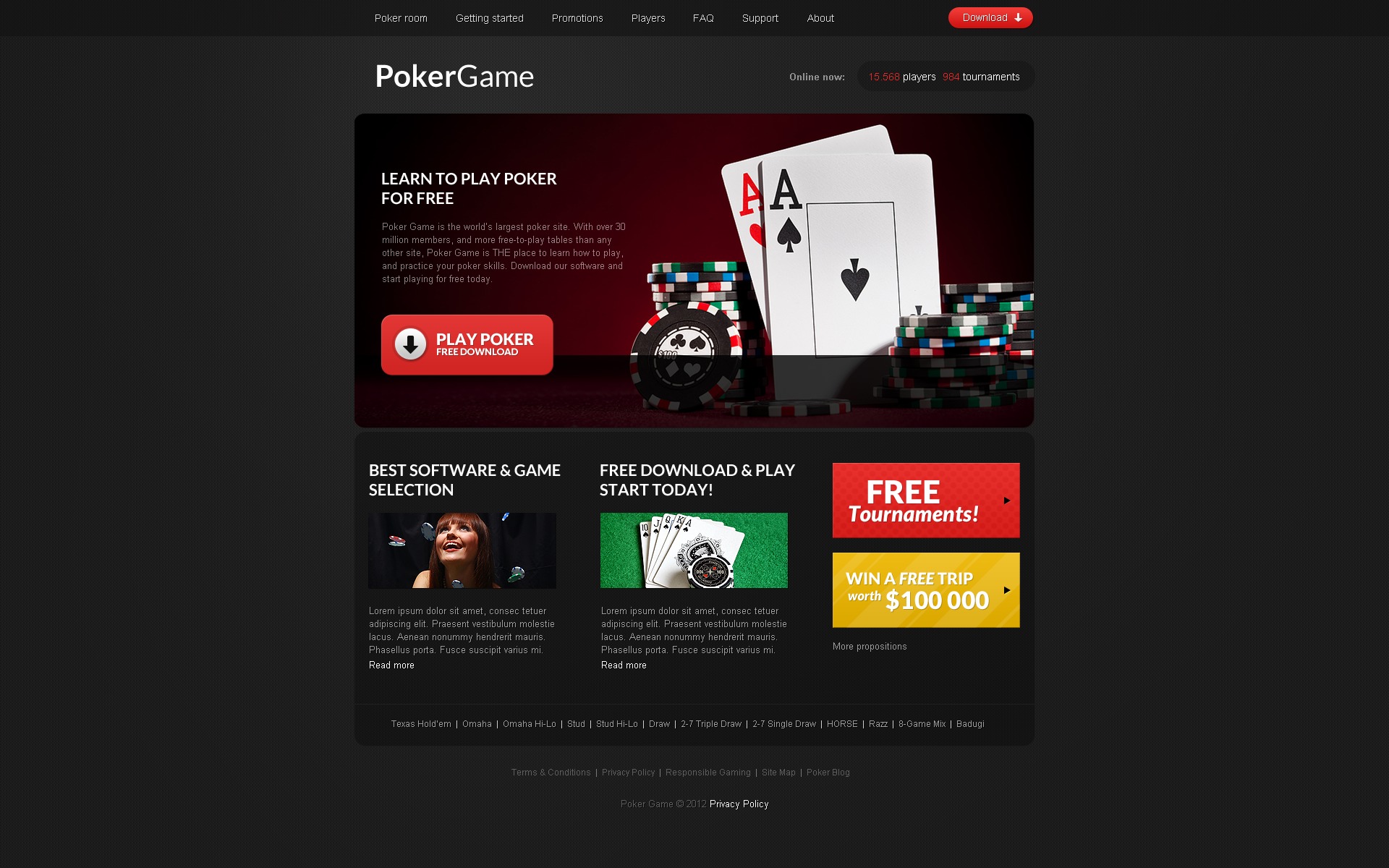 Online Poker Websites