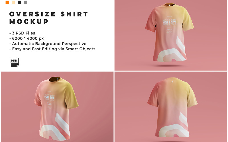 Oversize Shirt Mockup Template Product Mockup