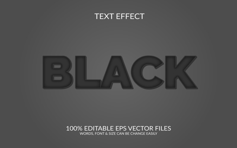 Black Friday style Editable Vector Eps Text Effect Design Template Illustration