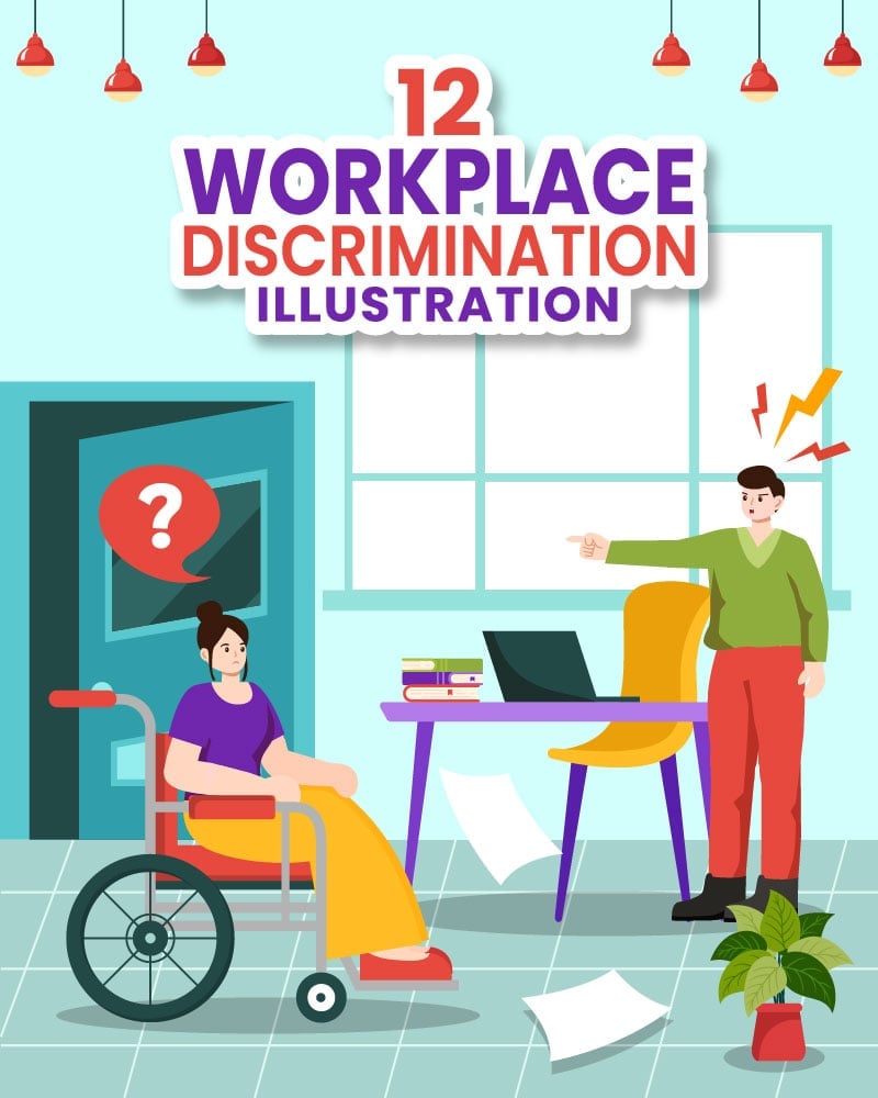 Kit Graphique #379202 Workplace Discrimination Divers Modles Web - Logo template Preview