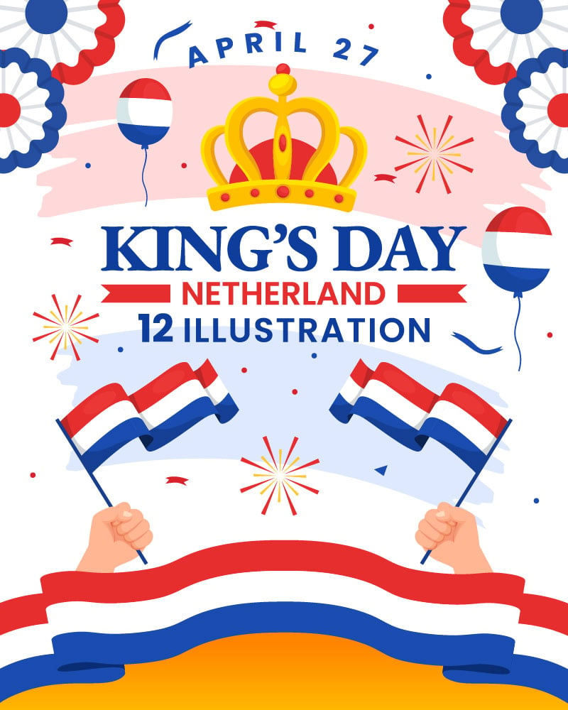 Template #379244 Netherlands Day Webdesign Template - Logo template Preview