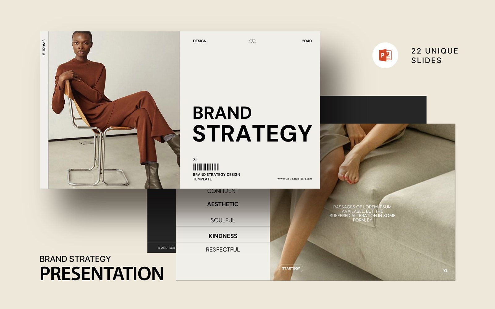 Template #379282 Strategy Powerpoint Webdesign Template - Logo template Preview