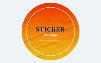 Round Sticker Mockup PSD Template.20