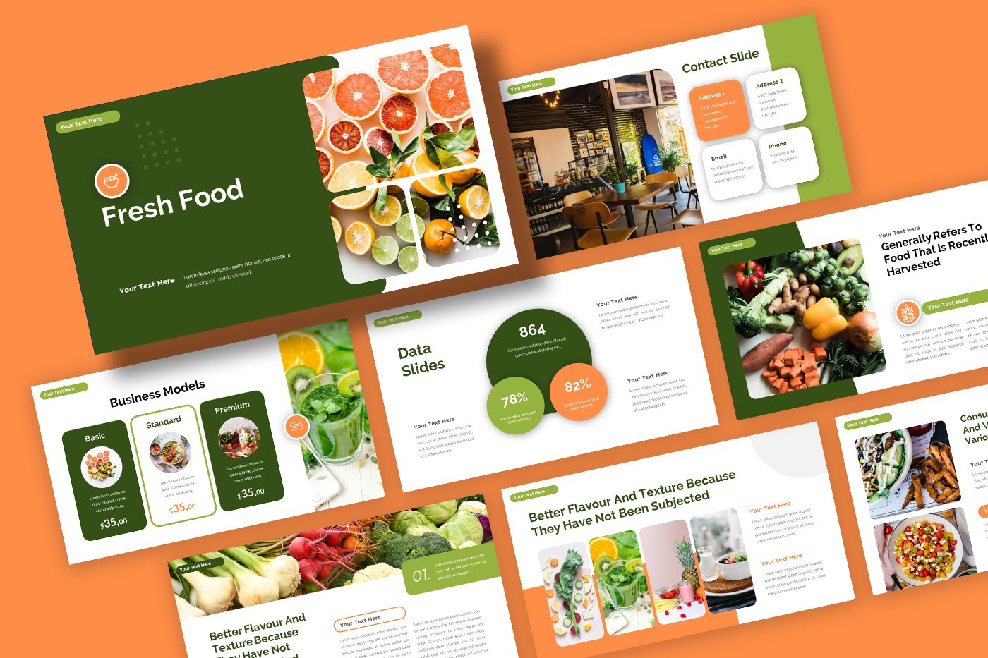 Kit Graphique #379406 Alimentation Sain Web Design - Logo template Preview