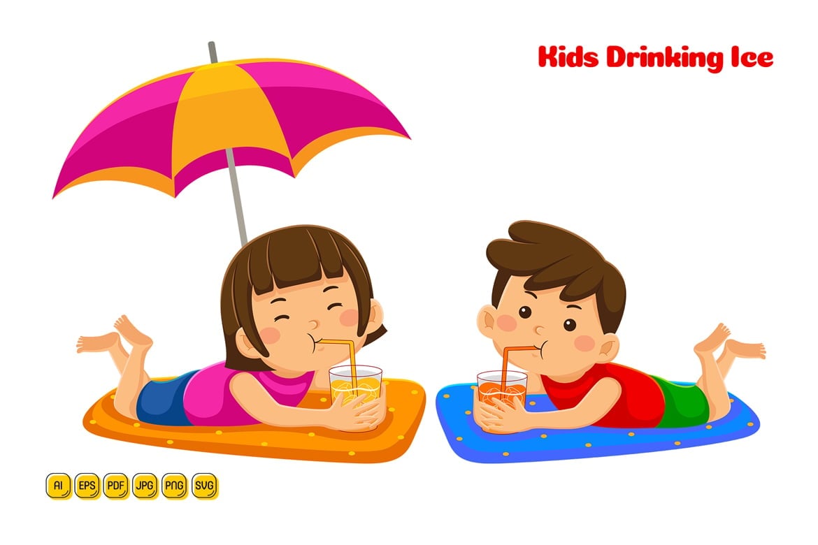 Kit Graphique #379469 Kid Drink Divers Modles Web - Logo template Preview