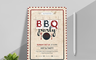 BBQ Barbecue Flyer Template