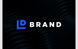 Letter L D Initials Simple Logo