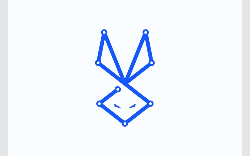 Rabbit Technology Digital Logo Logo Template