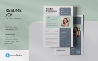Resume / CV PSD Design Templates Vol 213
