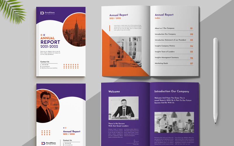 Annual Report Templates Layout Corporate Identity