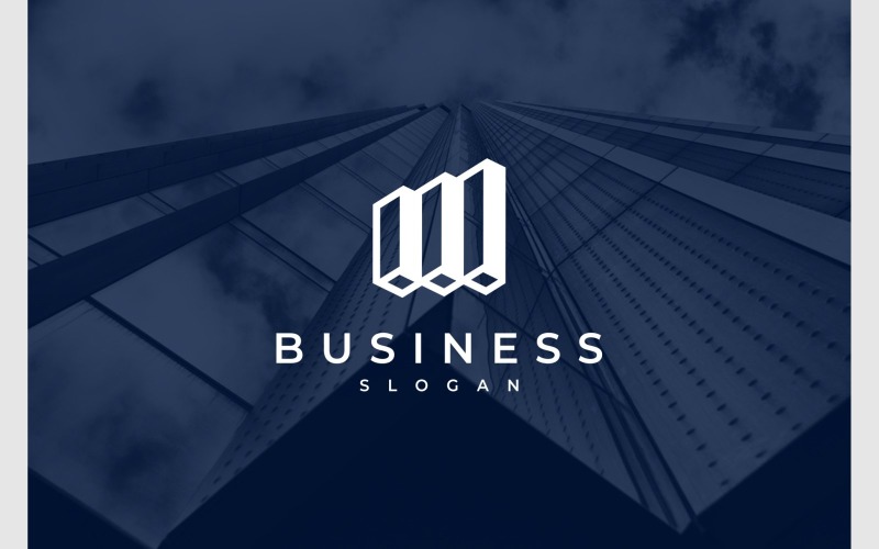 Financial Chart Graph Business Logo Logo Template