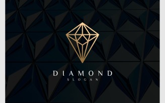 Jewelry Diamond Gold Luxury Logo
