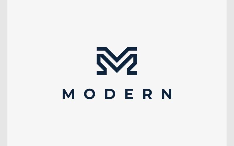 Letter M Initial Monogram Logo Logo Template
