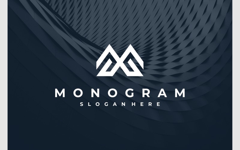 Letter MW WM Monogram Logo Logo Template