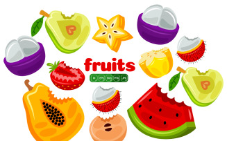 Fruits Vector Pack Illustration #02