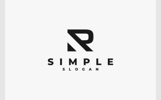 Letter R Simple Minimal Logo