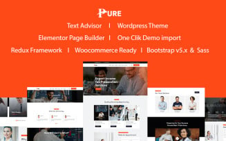 Pure - Tax Advisor Wordpress Theme