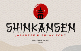 Shinkansen - Display Font