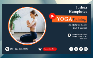 Yoga YouTube Thumbnail Templates
