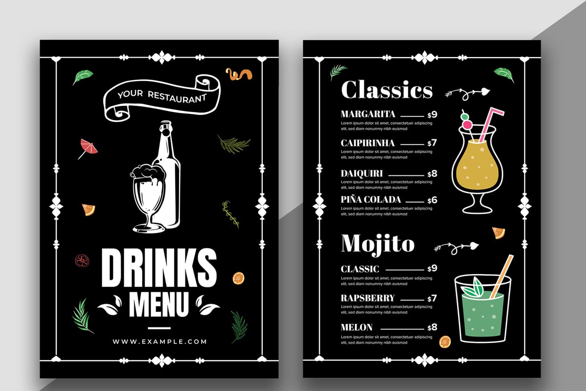 Kit Graphique #379745 Alcohol Bar Divers Modles Web - Logo template Preview