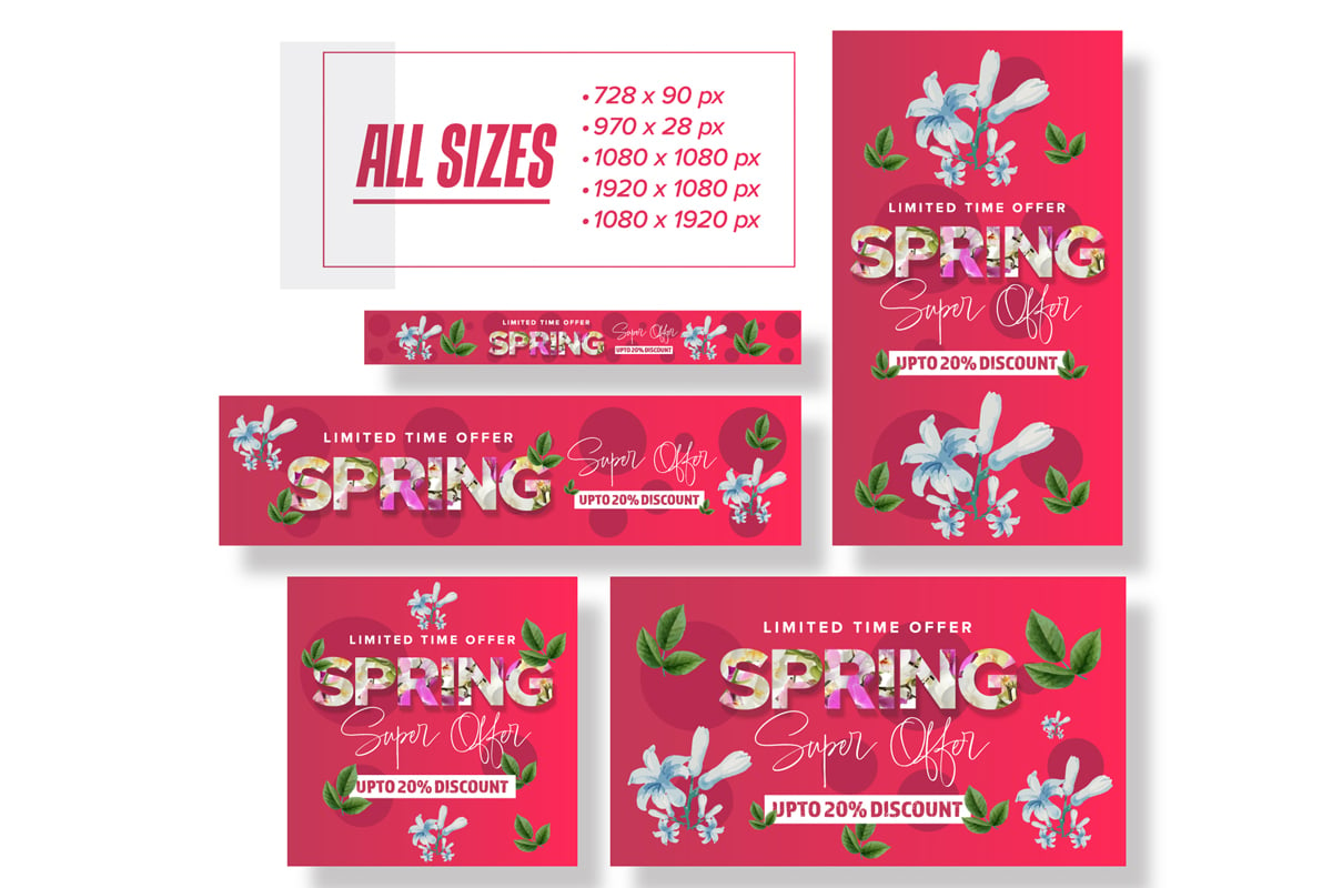 Kit Graphique #379785 Spring Discounts Divers Modles Web - Logo template Preview