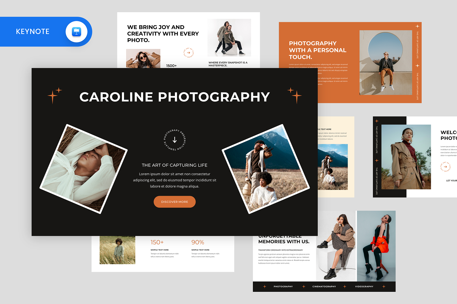 Caroline - Photography Keynote Template