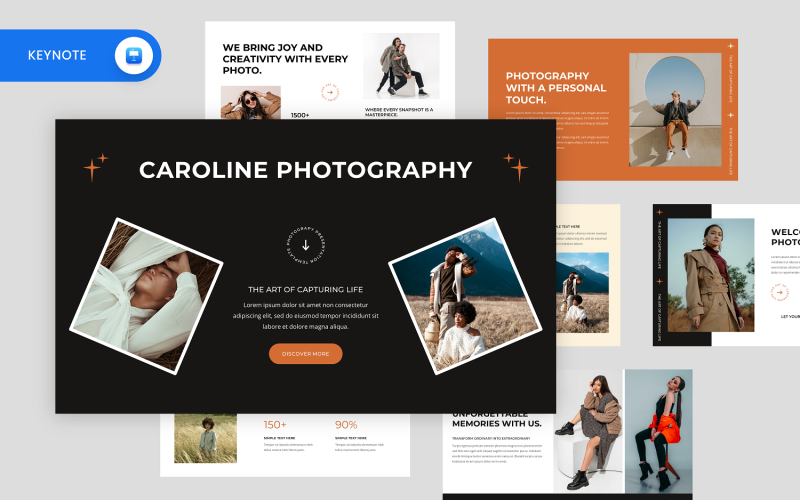 Caroline - Photography Keynote Template
