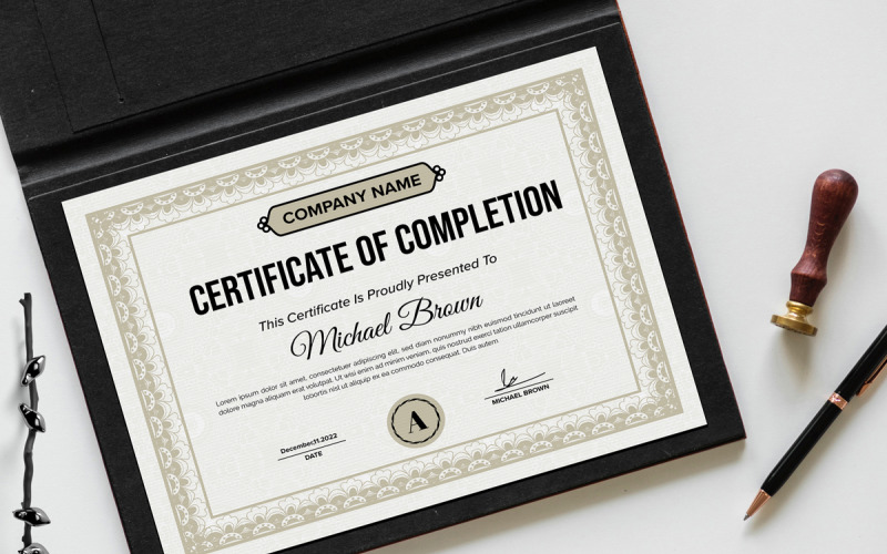Certificates Layout Templates Corporate Identity