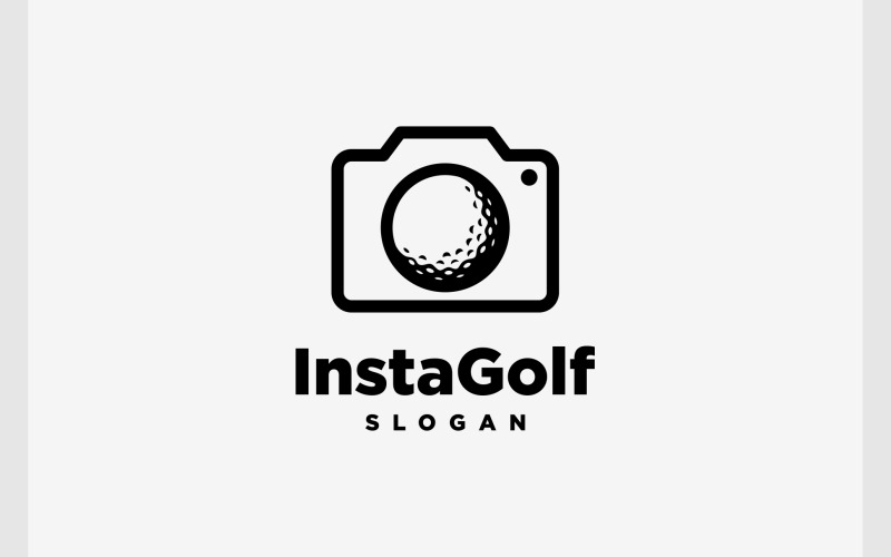 Golf Photography Club Sport Logo Logo Template