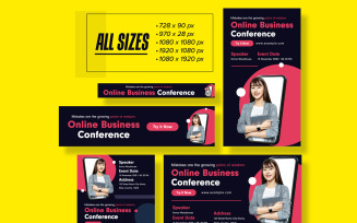 Online Business Conference Banner