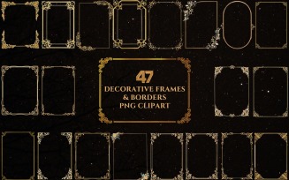 Decorative Frames & Borders PNG Clipart