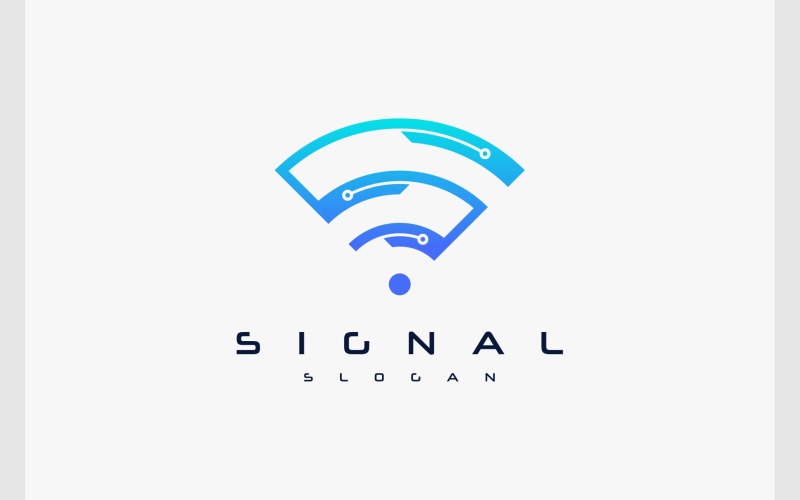 Letter S Signal Technology Logo Logo Template