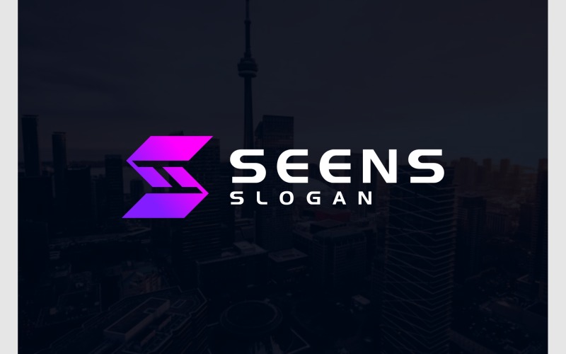 Letter S Technology Modern Logo Logo Template
