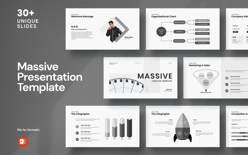 Massive PowerPoint presentation template PowerPoint Template