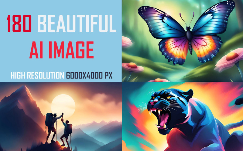 180 Beautiful AI Image Bundle Background
