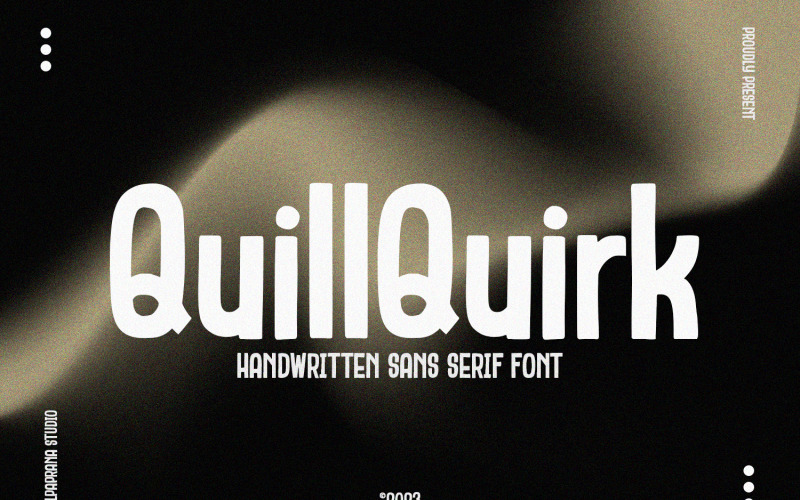 QuillQuirk - Sans Serif Font