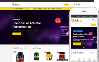 Suppro - Health Supplement WooCommerce Theme